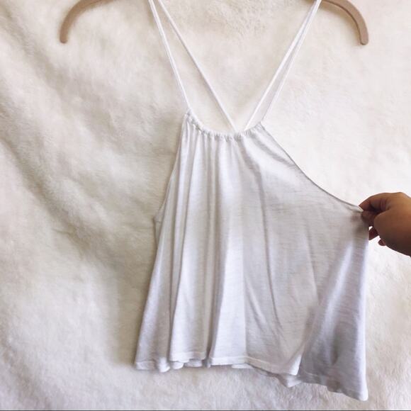Hollister White Airy Racerback Adjustable Top - Picture 5 of 8